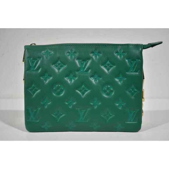 Louis Vuitton Coussin BB Emeraude Green Monogram Chain Shoulder Crossbody Bag - Picture 6 of 10